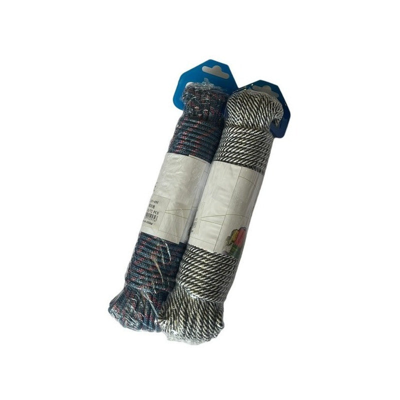 Cuerda Multiuso De Nylon - 20metro X4mm (2 Unidades)