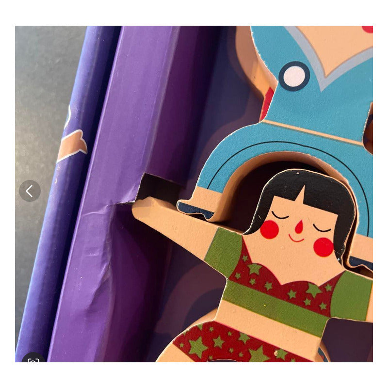 Juguetes De Apilamiento De Madera16pcs Hercules Jenga