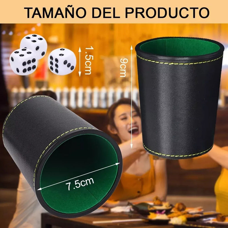 Juego De Mesa De 1 Cacho De Eco Cuero Negro