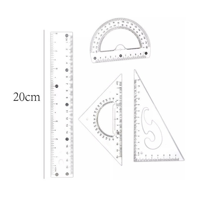 Set 4 Reglas (20cm)