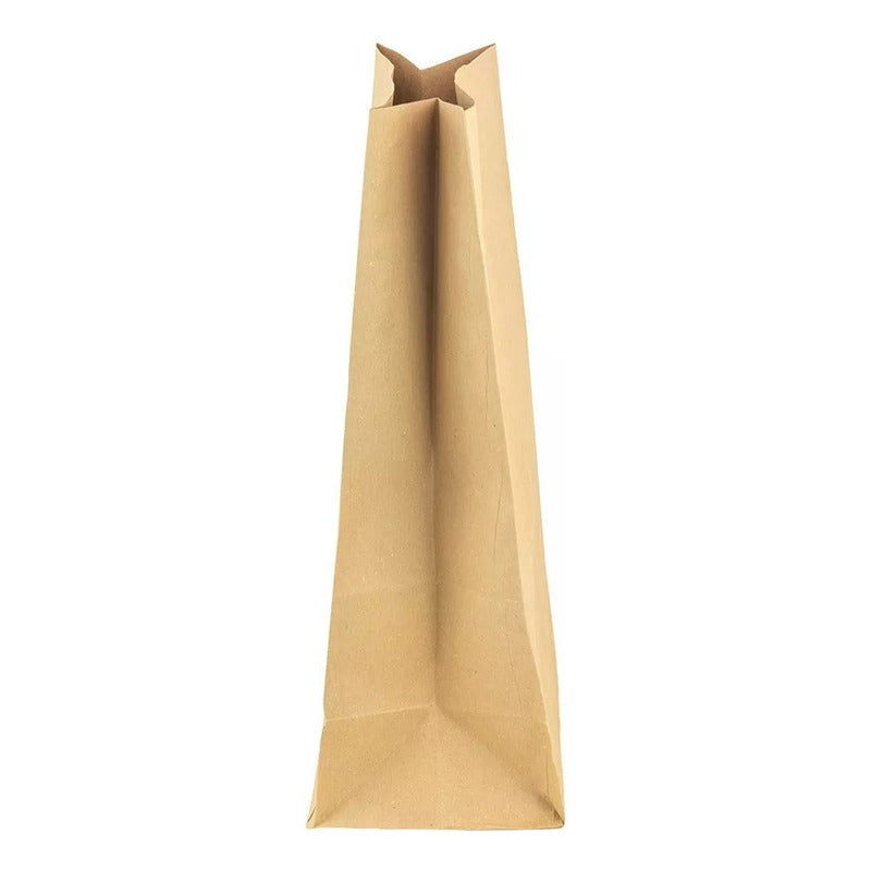Pack 50 Bolsa Papel Kraft 12x20x4 Cm