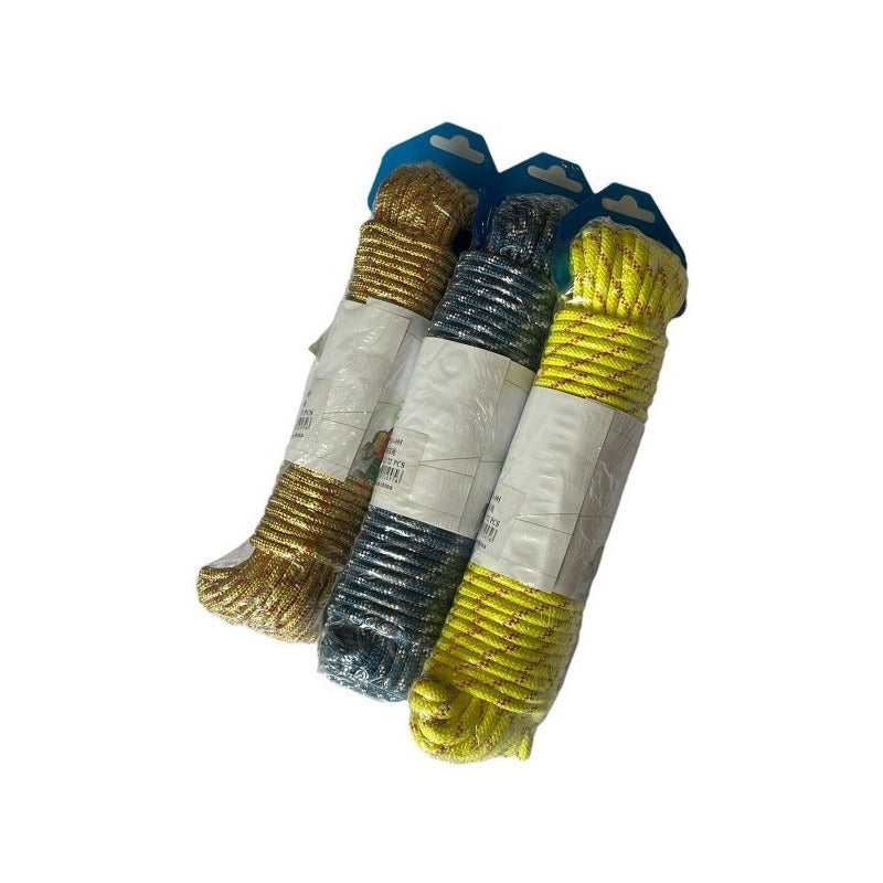 Cuerda Multiuso De Nylon - 20metro X4mm (3 Unidades)