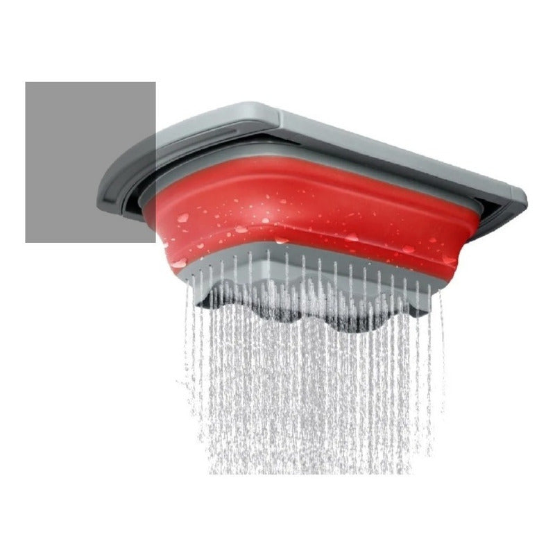 Colador Rectangular Plegable Grande De Silicona