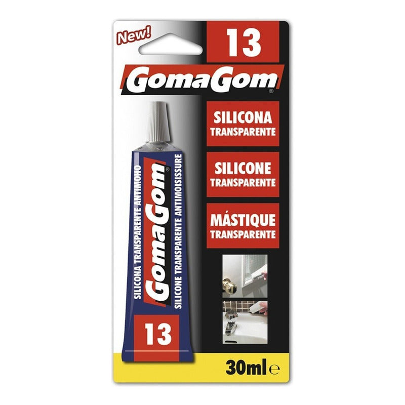 Silicona Transparente Baño Cocina 30ml