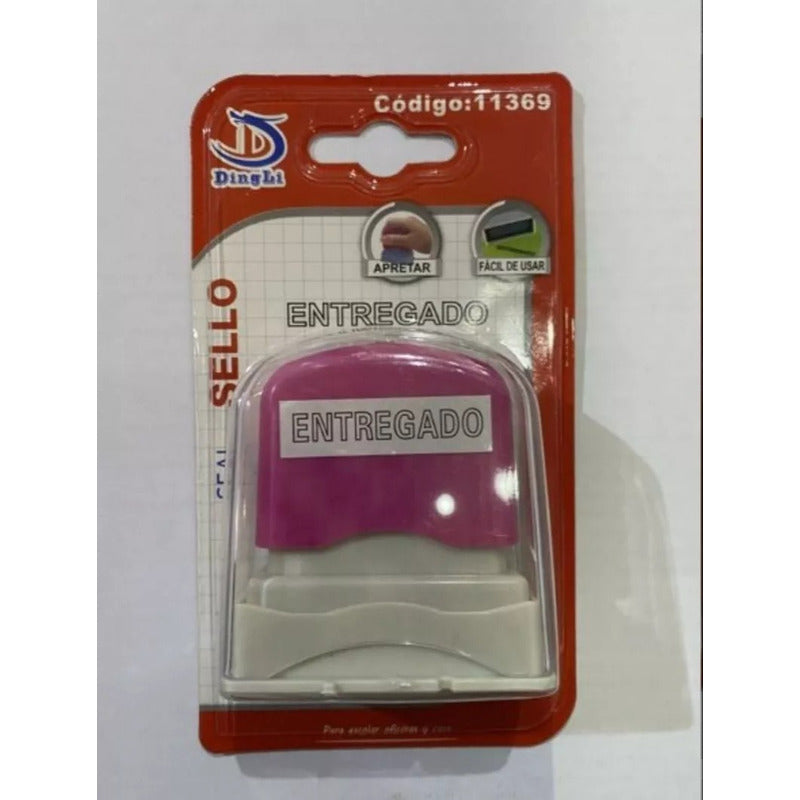 Sello Timbre Entregado Oficina