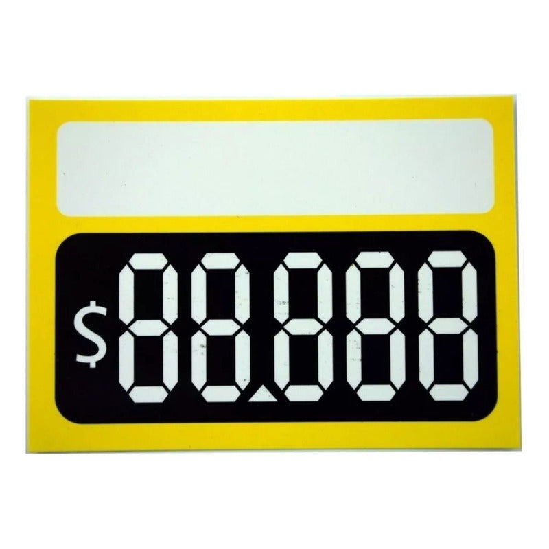 700 Etiquetas De Cartón Para Precios 6.5x8.5 Cm