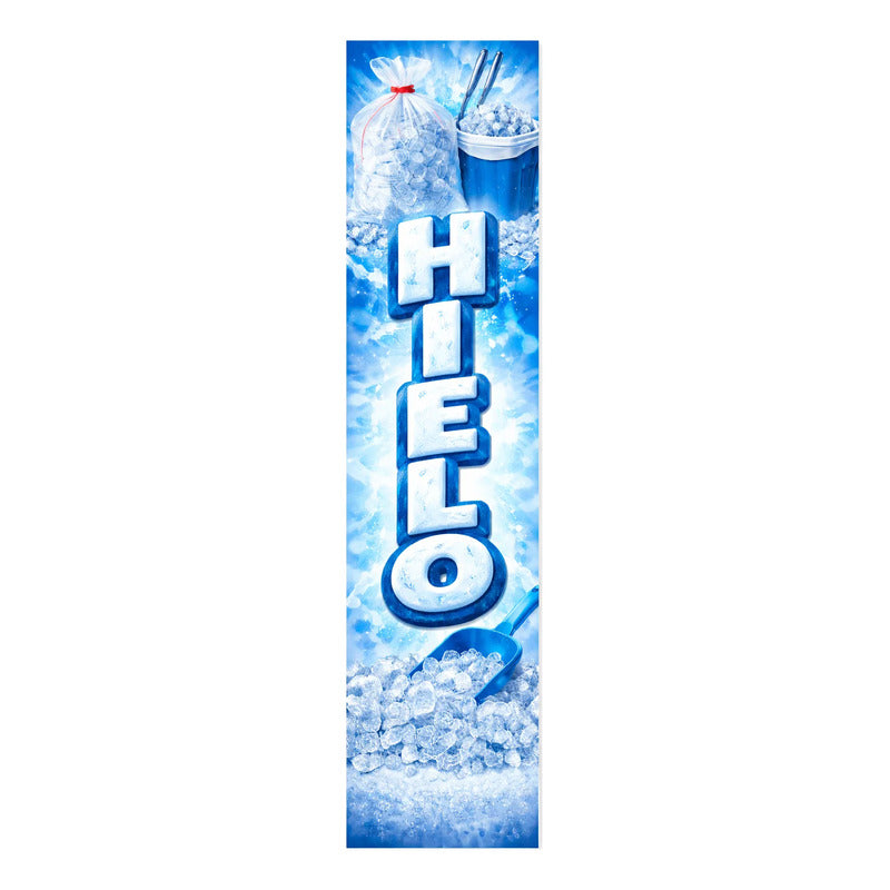 Mini Pendón Hielo Blanco Blanco