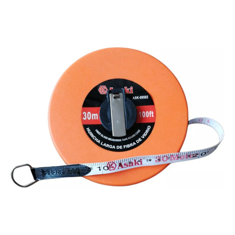 Huincha Larga De Fibra De Vidrio 30 Metros