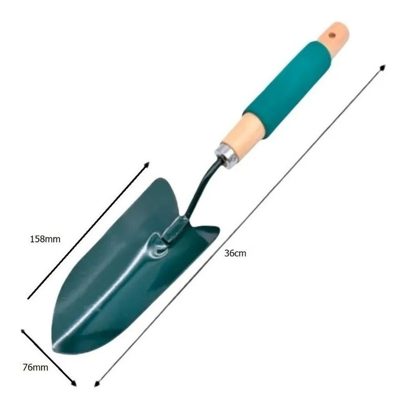 Jardineria Set 3 Herramientas Pala - Tenedor - Rastrillo