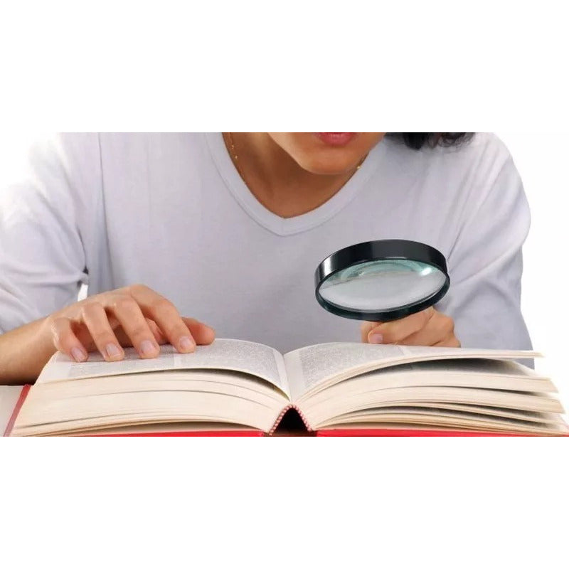 Lupa De Mano 90mm Full Mercadito Aumento 5x