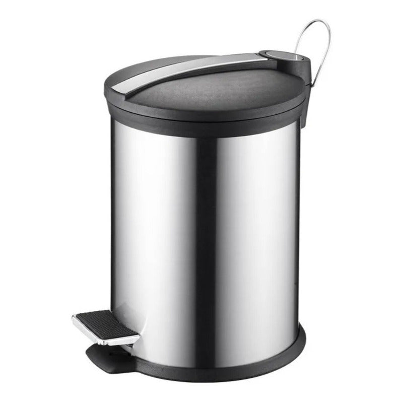 Papelero Acero Inoxidable 8lt De Pedal