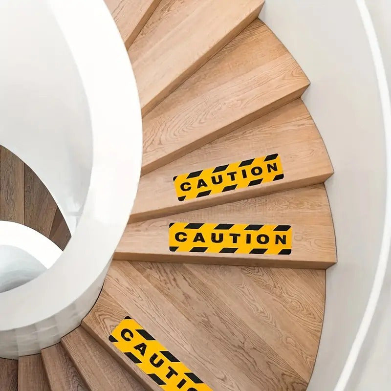 Pack 2 Cintas Antideslizante Adhesiva Caution 15x60cm Grande