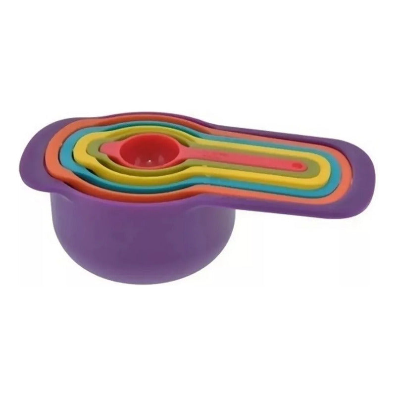 6 Cucharas Medidoras Cocina Repostería Medida Tazas Surtidos