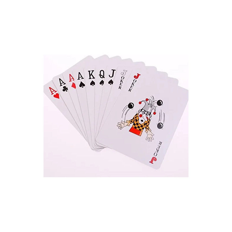 Naipe Cartas Barajas Tipo Inglesas Ingles Plastificada