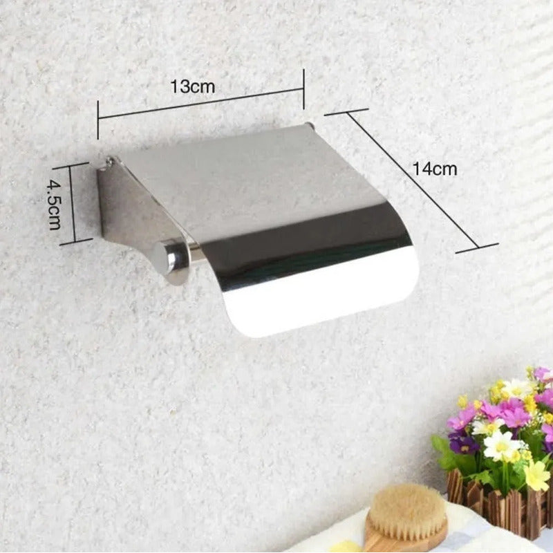 Porta Rollo Papel Higiénico Confort Acero Inoxidable Premium