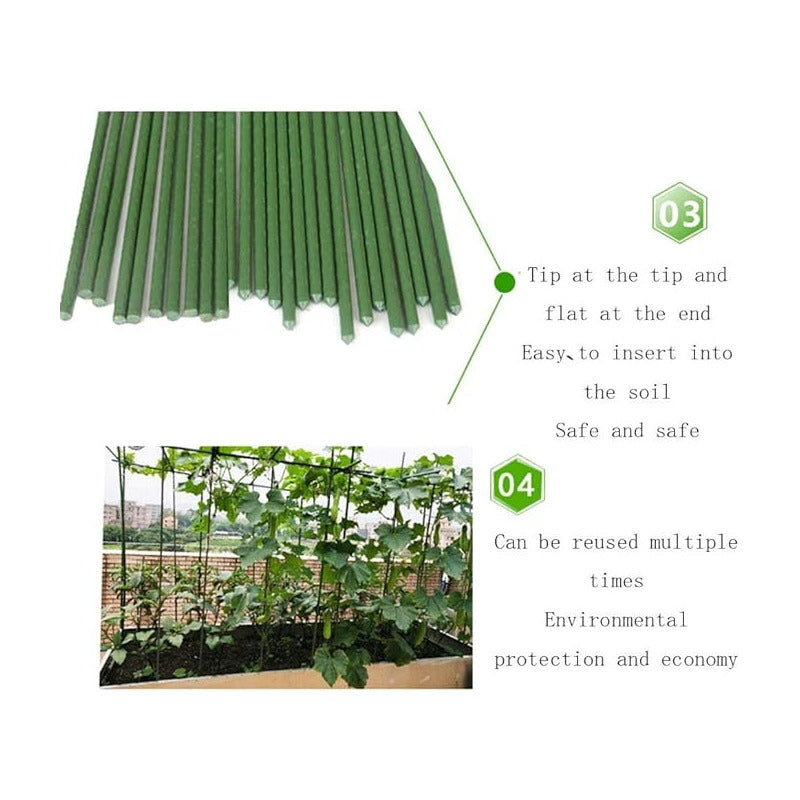 Tutor Palo Para Plantas Trepadoras 60 Cm Pack X 4