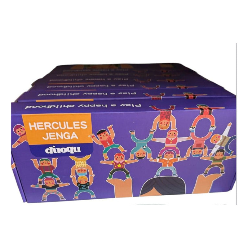Juguetes De Apilamiento De Madera16pcs Hercules Jenga