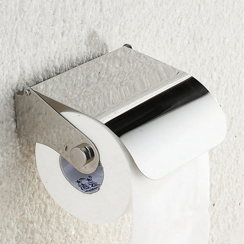 Porta Rollo Papel Higiénico Confort Acero Inoxidable Premium