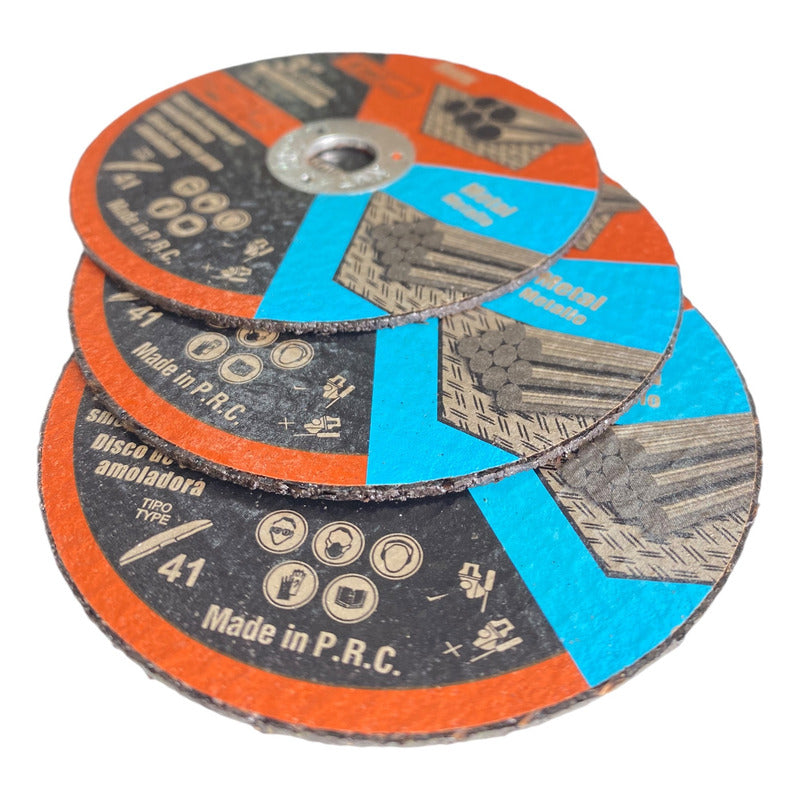 Set 6 Discos Corte Metal 3pulgadas Para Mini Esmeriles