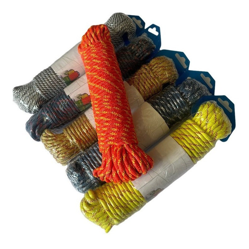 Cuerda Multiuso De Nylon - 20metro X4mm (6 Unidades)