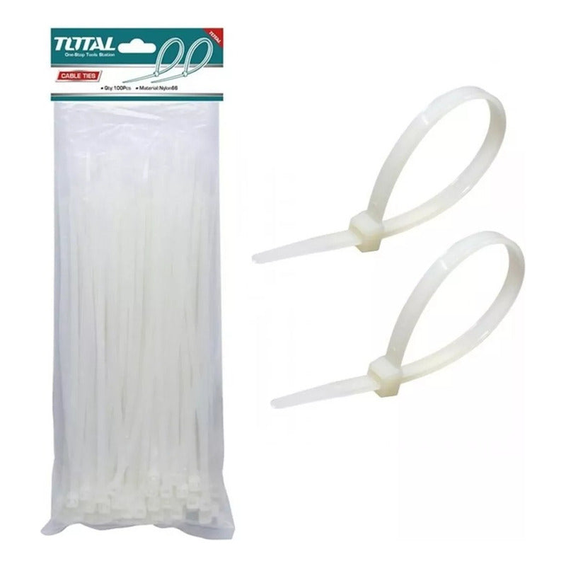 Amarras Plasticas 3,6mm X 25cm Bolsa 100 Unidades