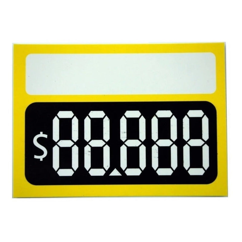 700 Etiquetas De Cartón Para Poner Precios 6.5x9 Cms