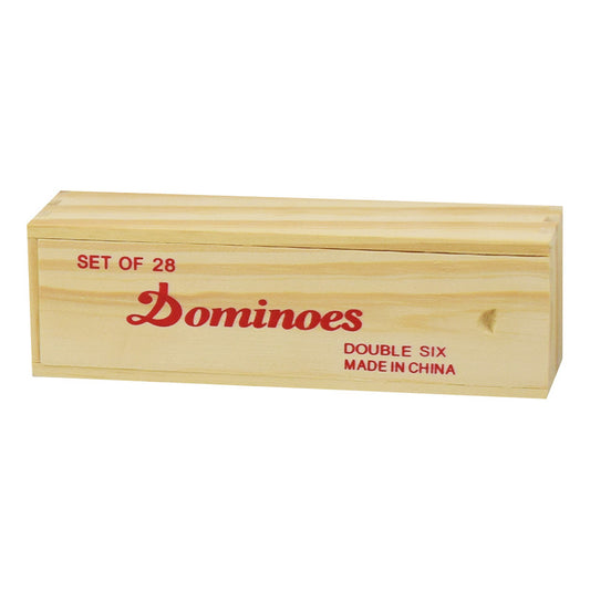 Set Domino 28 Piezas En Caja De Madera Nobel Toys