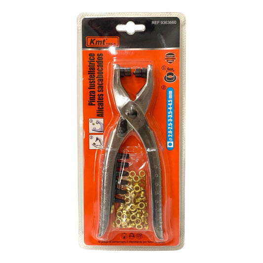 Alicate Perforador Sacabocado, Remachadora Con Ojales