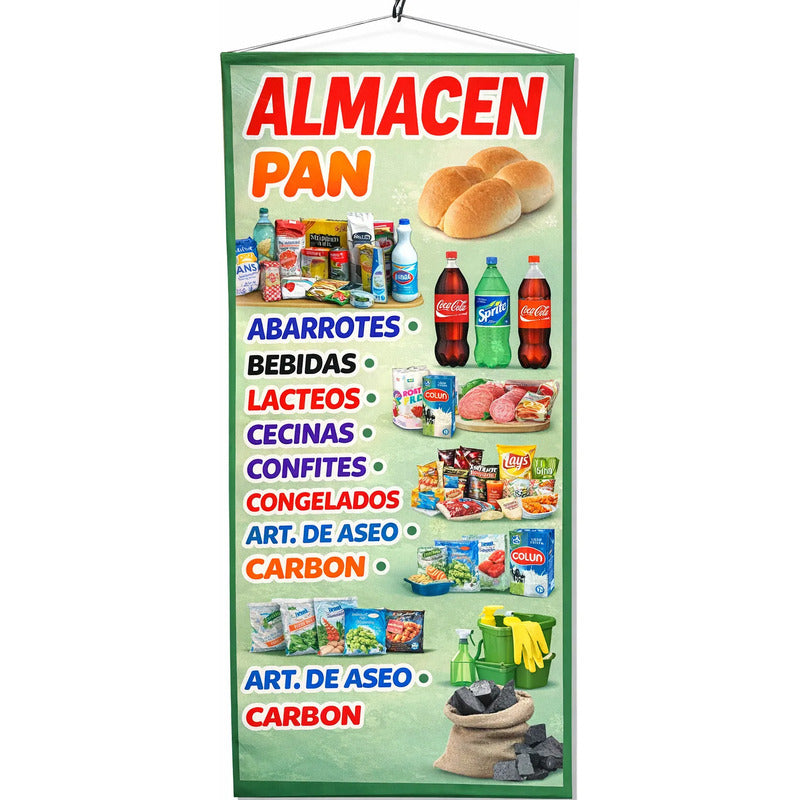 Pendón De Almacen Nuevo 60x100