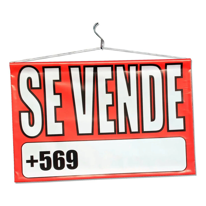 Pendón Publicitario De Se Vende 40x60cm
