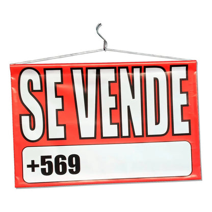 Pendón Publicitario De Se Vende 40x60cm
