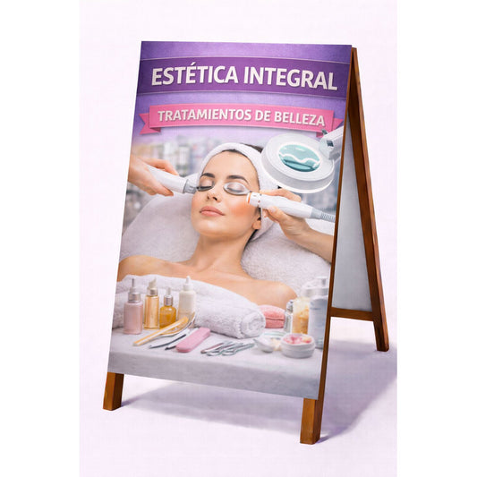 Paloma Publicitaria Estética Integral 100x60cm Rosa Chicle