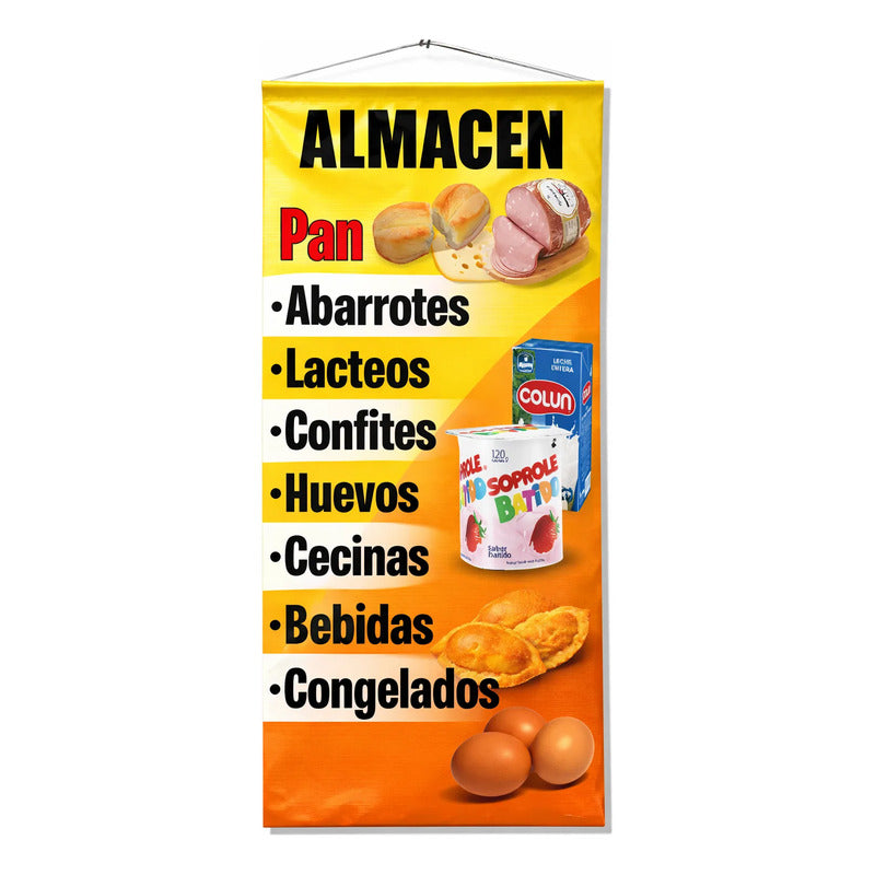 Pendón De Almacen Y Pan 60x100