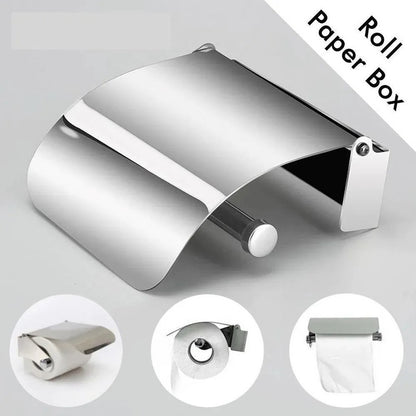 Porta Rollo Papel Higiénico Confort Acero Inoxidable Premium