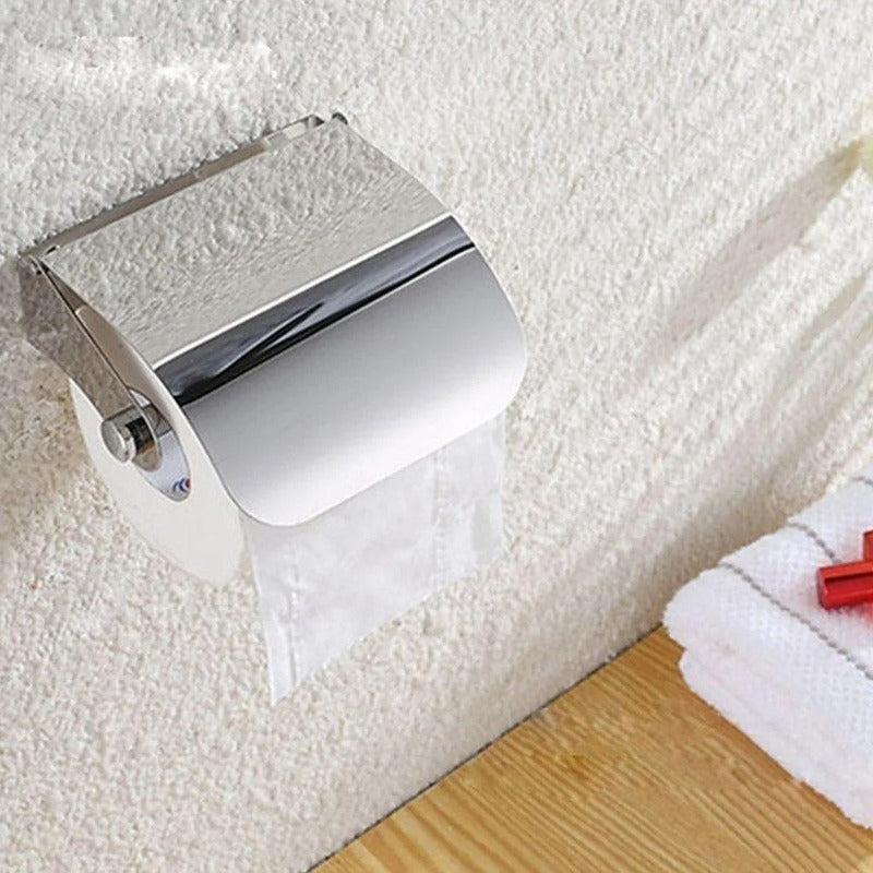 Porta Rollo Papel Higiénico Confort Acero Inoxidable Premium