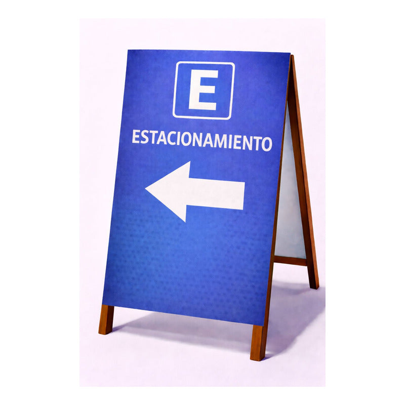 Paloma Publicitaria Estacionamiento M1 100x60cm Azul