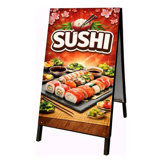 Paloma Publicitaria Sushi M3 100x60cm Naranja