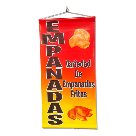 Pendón De Empanadas Variedad De Emp. Fritas 50x100cm