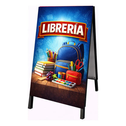 Paloma Publicitaria Libreria 100x60cm Azul