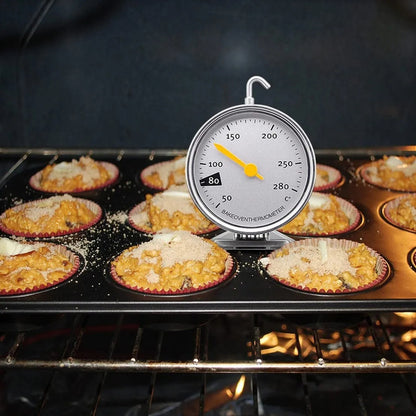 Termómetro Cocina Para Horno, De Acero Inoxidable Metálico