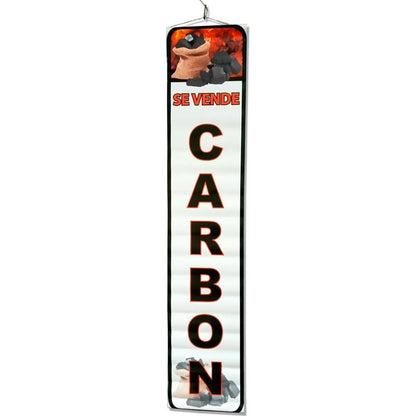 Pendón Publicitario De Carbon M5 20x100cm