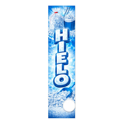 Mini Pendón Hielo Precio Blanco