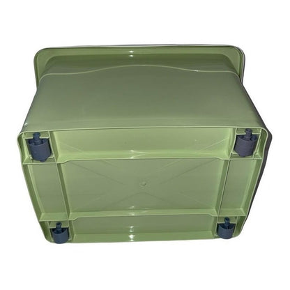 Caja Plastica Organizadora Pequeña Con Ruedas 45litros